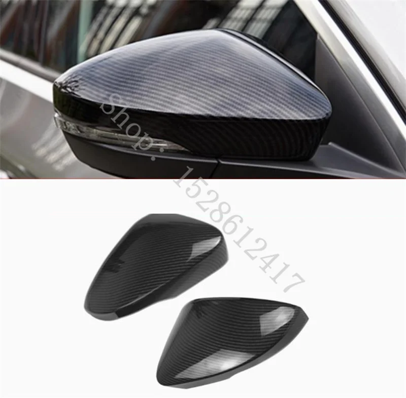 Für VW T-ROC T ROC 2018 2019 2020 2021 ~ 2024 Auto zubehör auto rückspiegel abdeckung Trim/rückspiegel Image