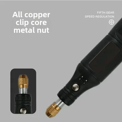 Mini Electric Drill Woodworking Engraving Pen Tool for Jewelry Metal Glass USB Wireless Mini Handheld Drill Rotary Tool
