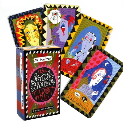 The Gentle Thrills Tarot 78 Cards Deck Beautiful Illustrated Traditional Tarot Beginner Friendly Fresh Artwork