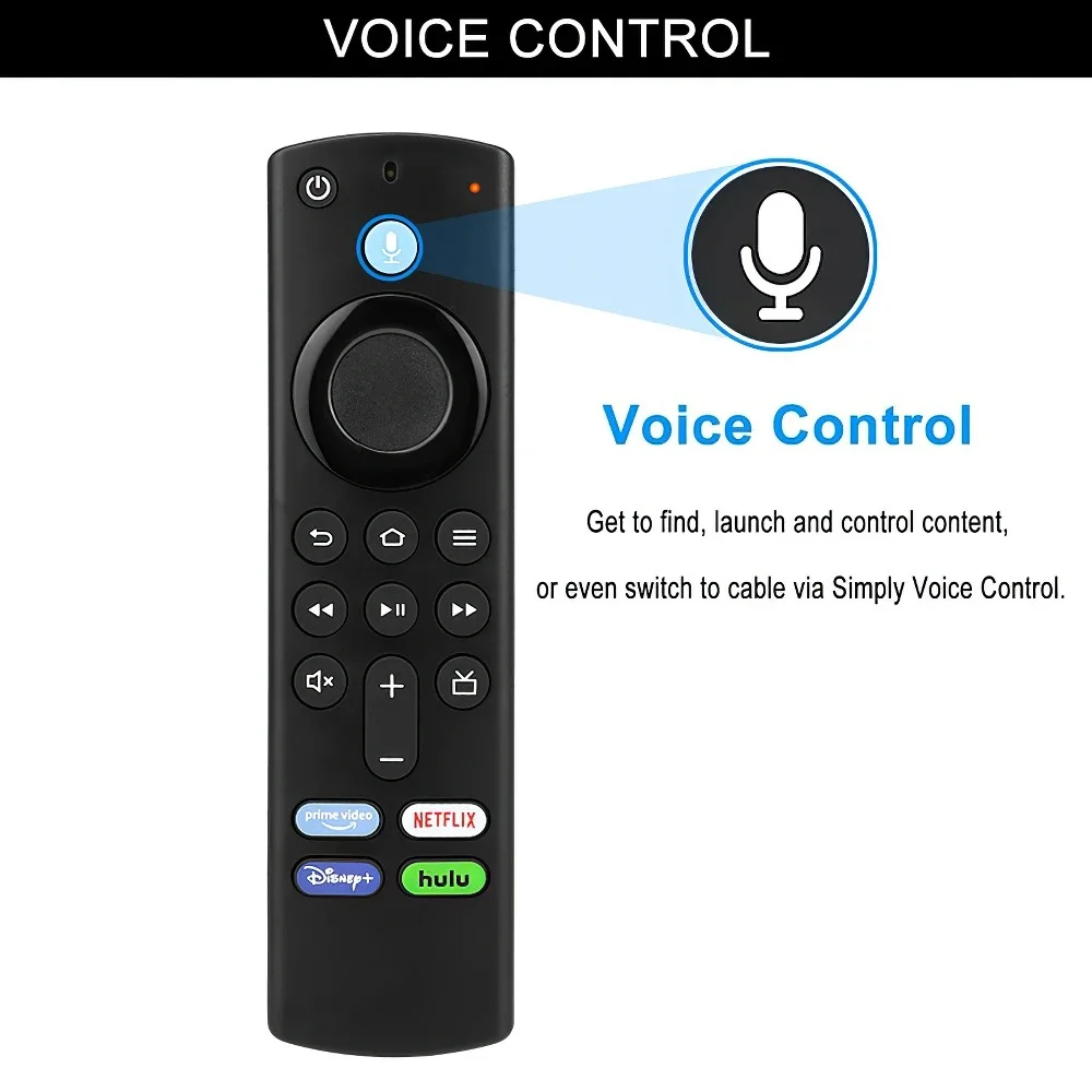 Replacement Voice Remote Control 5B83G for Amazon Fire TV Stick 3rd/2nd Gen Fire TV Cube 1st/2nd Gen Fire TV Stick Lite 4K