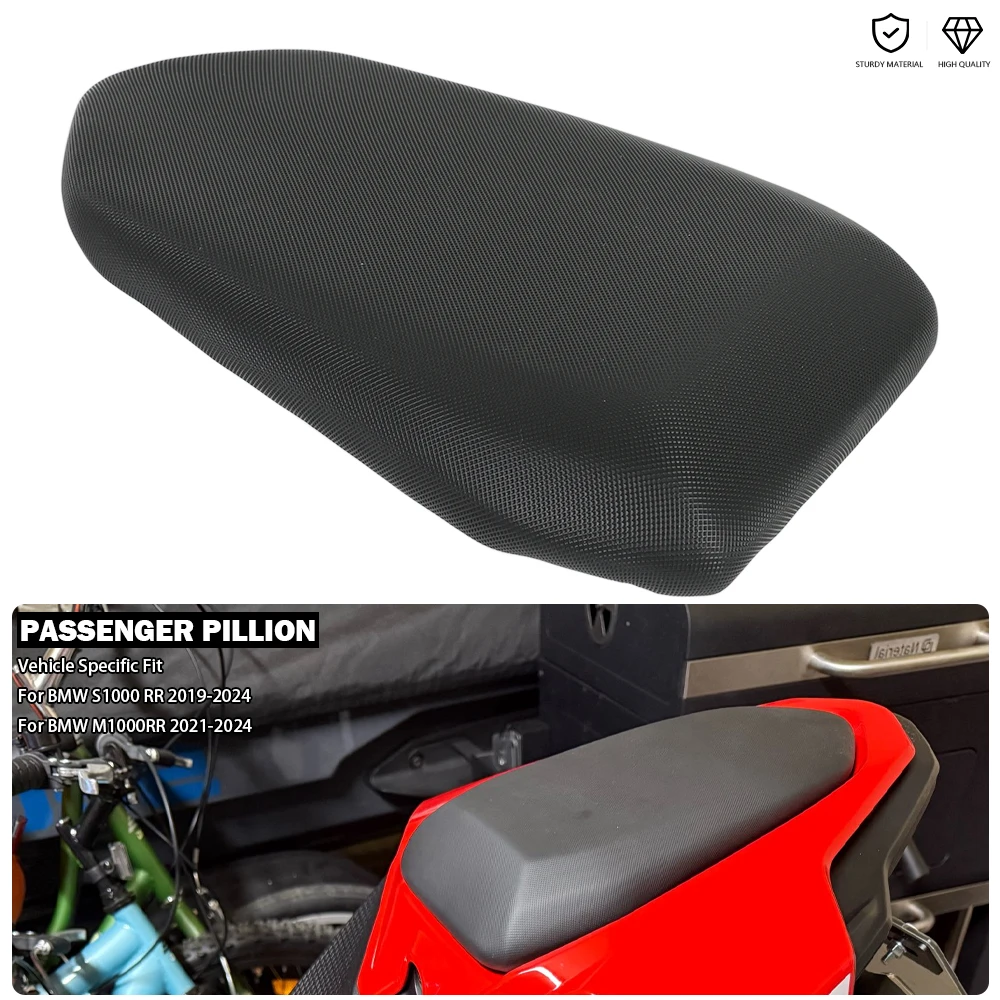 Motorcycle Passenger Pillion Rear Seat Fit For BMW S1000RR 2019-2024 M1000RR 2021-2024 S/M 1000 RR M1000 S1000