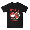 Hello Kitty Erdbeer-T-Shirt, Hippie-Strand-T-Shirt, Retro, lässig, einfach, vielseitig, Top-Geschenk, kreatives Hip-Hop-Freizeit-T-Shirt