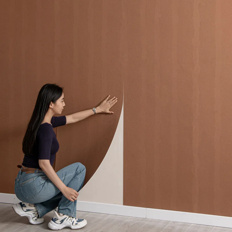 Selbstklebende Wandtapete, ultradünn, flexibel, Stein-Selbstab-Marmorfurnier für Trennwand zu Hause, abnehmbare wasserdichte Wandpaneel