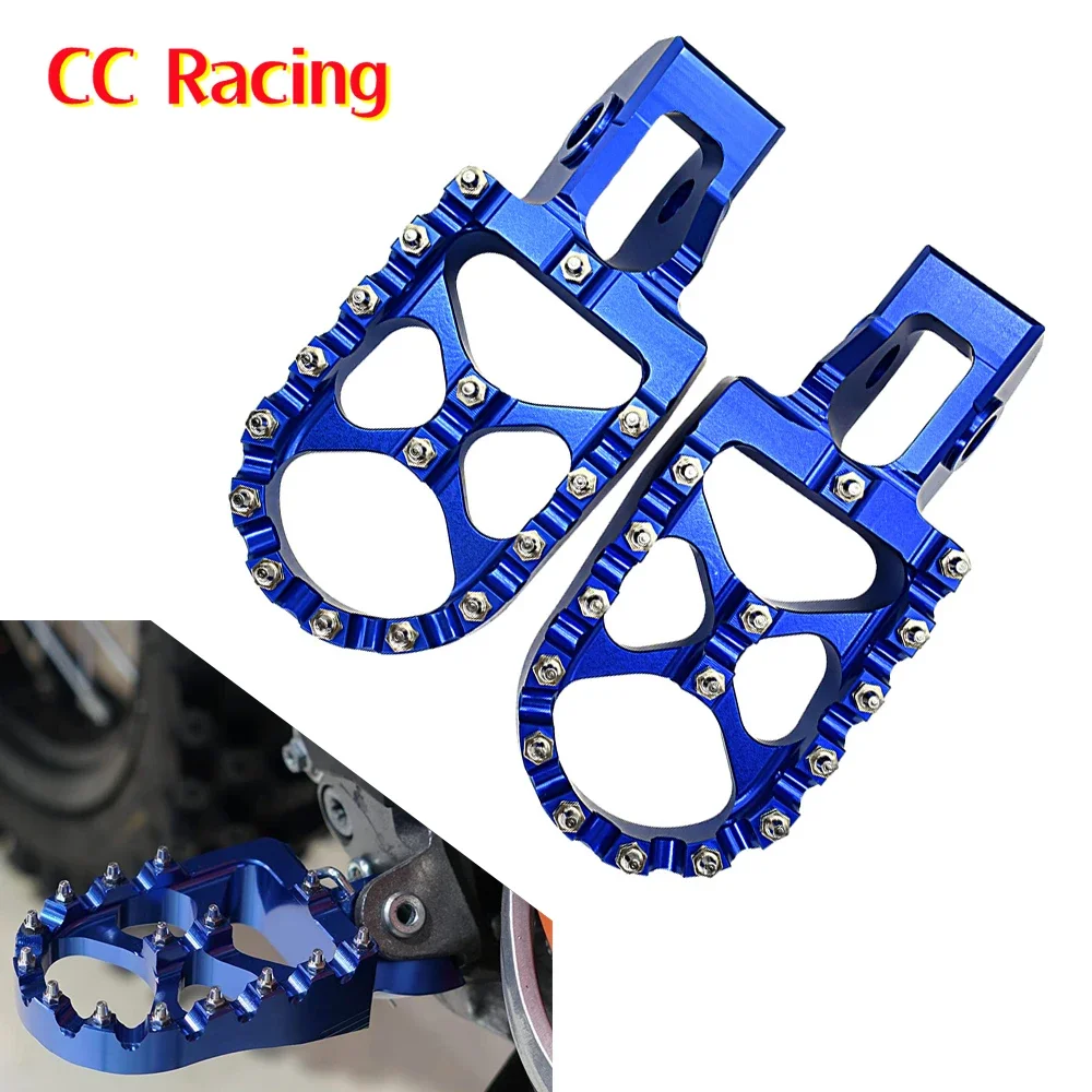 CNC Foot Pegs Footrest Footpeg For Husqvarna TE FE TX FX TC FC 125 150 250 300 350 400 450 501 2017-2023 2022