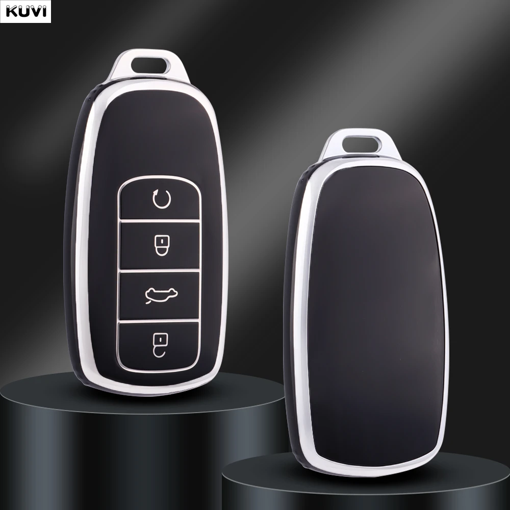 4 taste TPU Auto Fernbedienung Schlüssel Fall Abdeckung Shell Für Chery Tiggo 8 Pro Tiggo 8 plus Neue 5 Plus 7pro Omoda 5 Schutz Fob Zubehör Image