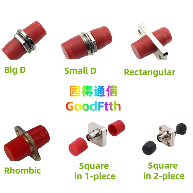 Fiber Adapters FC-FC Simplex Adaptors Zirconia Sleeve Premium Loss Couplers 100PCS/Lot GoodFtth