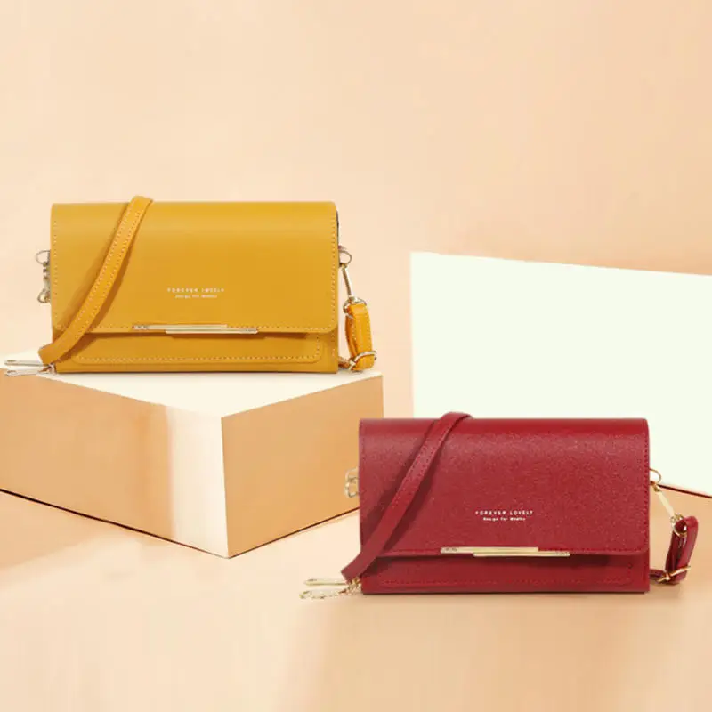 Frauen Brieftasche Koreanische Handtasche Multi Karte Große Kapazität Casual Schulter Tasche Handy Paket Mode Neue Stil Image