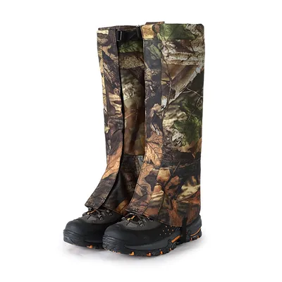Camo Legging Gaiters Waterproof Snowboard Boots Cover Trekking Shoes Gaitors for Hunting Walking Camping Outdoor Living Desert