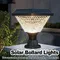 Luce solare con luci luminose decorative del post del cortile del cronometro per il giardino di strada del paesaggio impermeabile all