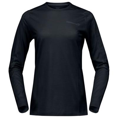 Norrøna - Women's Falketind EqualiserUll Long Sleeve - Merinoshirt Gr S schwarz Image