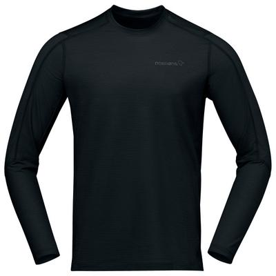 Norrøna - Falketind EqualiserUll Long Sleeve - Merinoshirt Gr S schwarz Image