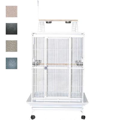 A&E Cage Company 36" X 28" Play Top Bird Cage in Green, 66" H