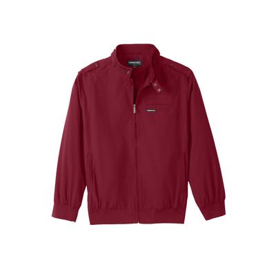 Men's Big & Tall Members Only Racers Jackets by KingSize in Burgundy (Size 5XL)