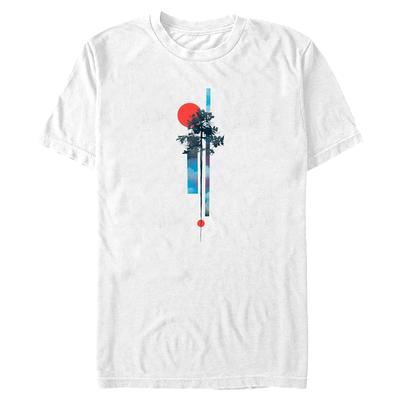 Men's Big & Tall Abstract Nature by Mad Engine in White (Size 2XLT)