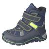 Winterstiefel RICOSTA "Gabris WMS: normal", Kinder, Gr. 33, blau (navy, gelb), Textil, Lederimitat, casual, Schuhe, Snowboots mit Sympatex, Größenschablone zum Download