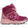 Winterboots LOTTO, Gr. 25, dunkelrot, pink, Synthetik, mehrfarbig, sportlich, Schuhe, - mit pratkischem Reißverschluss auf der Innenseite