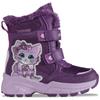 Winterboots LOTTO, Gr. 25, lila, lavender, Synthetik, mehrfarbig, sportlich, Schuhe, - mit coolen Lichtelementen im Obermaterial