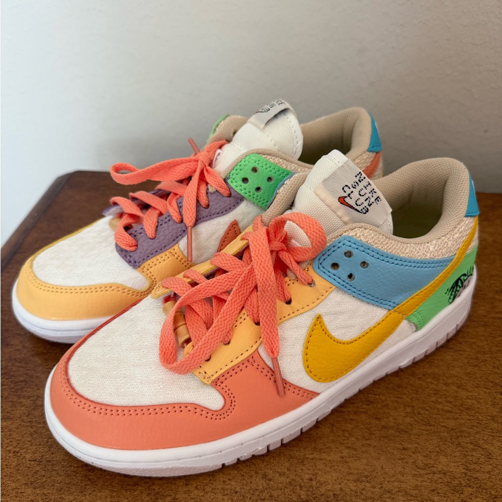 Nike Shoes | Women's Nike Dunk Low Nike Sun Club Sneakers | Color: Orange/Yellow | Size: 6.5