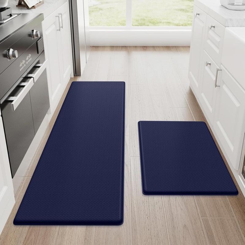 2PCS Kitchen Rugs, Cushioned Anti Fatigue for Floor - 17.3