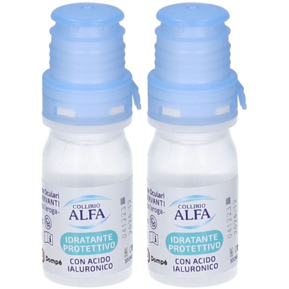 Collirio Alfa Idratante Protettivo 2x10 ml Gocce oftalmiche