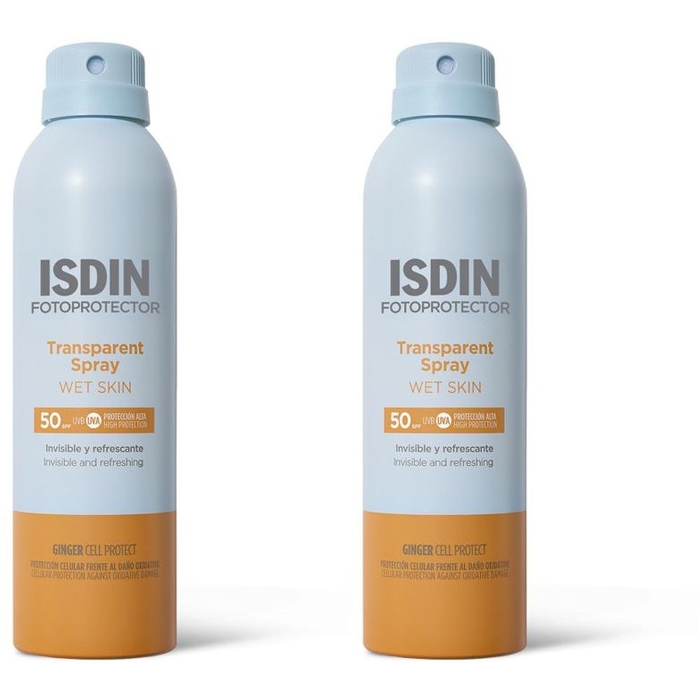 ISDIN Fotoprotector Spray Trasparente SPF 50 2x250 ml