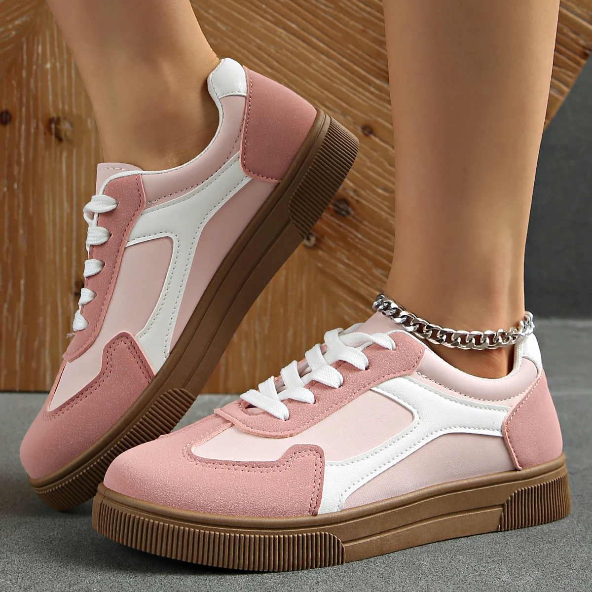 Neue modische Turnschuhe für Damen, Schuhe, Frühling/Herbst 2022, modische, flache, lässige Laufschuhe, lässige, bequeme Damenschuhe
