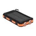Protable 10000mAh Custodia per banca di energia mobile solare a ricarica rapida esterna Kit fai da te con bussola Power Bank Doppio USB portatile senza batteria
