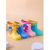 Universelle Wasserschuhe für Jungen und Mädchen, wasserdichte Kinderschuhe, Kinder-Regenstiefel, Cartoon-Regenschuhe für vier Jahreszeiten
