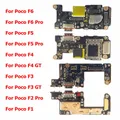 Scheda di ricarica per Xiaomi Poco F6 F5 F4 F3 GT F2 Pro Pocophone F1 Porta di ricarica Connettore USB PCB Dock Plate Presa Parti del telefono
