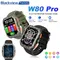 [Weltpremiere]Blackview W80 PRO Robuste Outdoor-Smartwatch, GPS-Positions-Smartwatch, 1,91'' Display, 900 mAh mit Taschenlampe