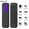 T6 2.4G BT Air Mouse Funzione vocale IR apprendimento TV Telecomando wireless ricaricabile con ricevitore USB per Android TV Box