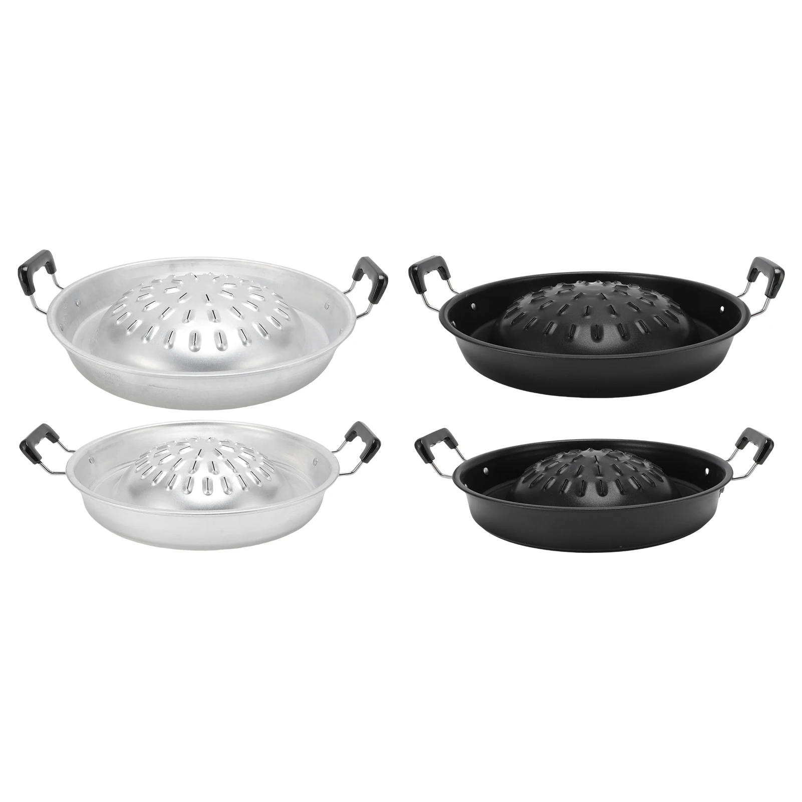 Thai BBQ Grillpfanne, 2-in-1, antihaftbeschichtet, gleichmäßige Heizung, Aluminium, Hot Pot Grill, Holzkohlepfanne für Gasherd, Kanister, Gasherd Image