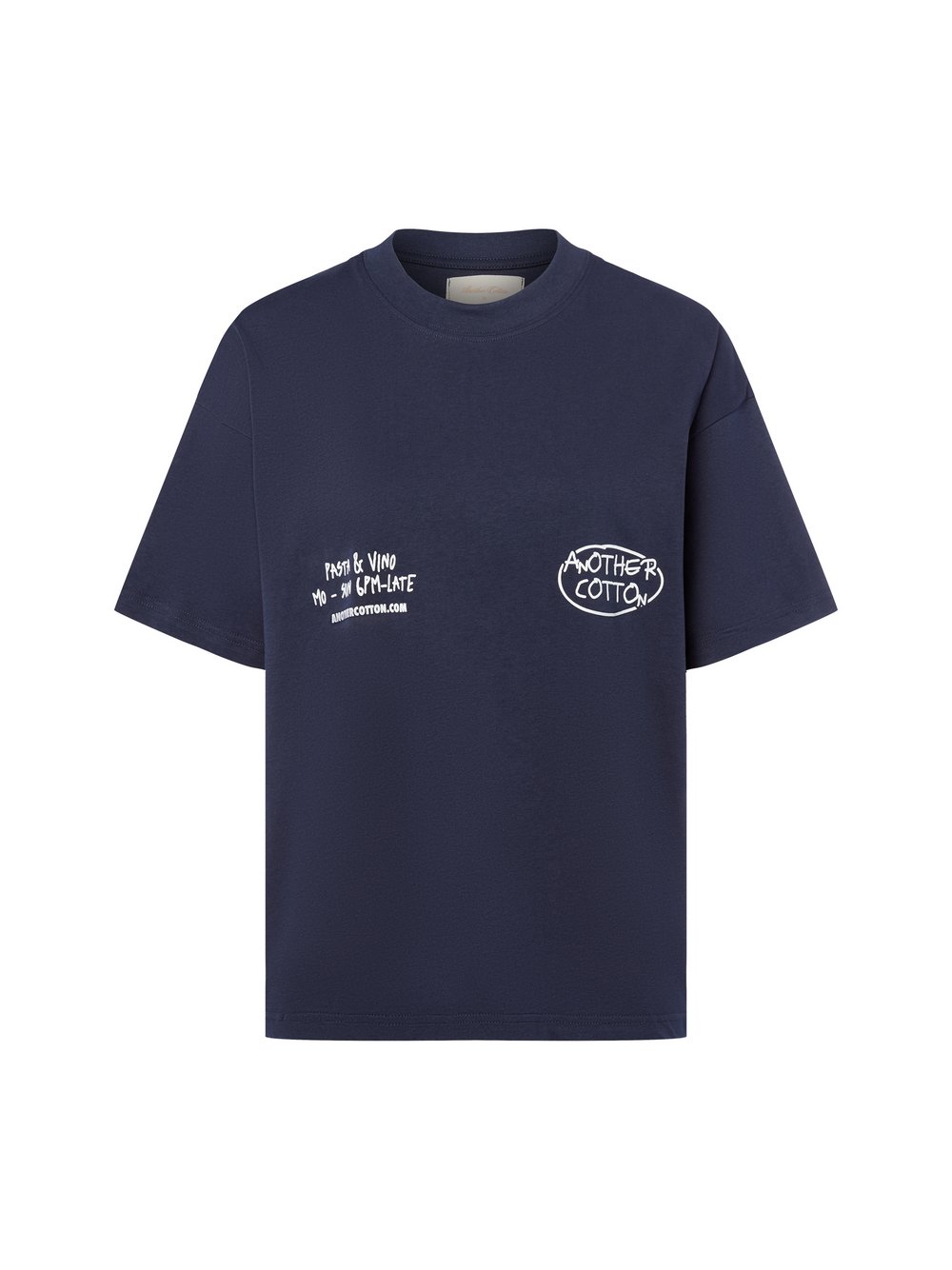 Another Cotton Lab T-Shirt Damen marine, M Image