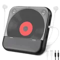 Lettore CD portatile con lettore CD ricaricabile Bluetooth 5.3 per altoparlanti HiFi integrati Cuffie Supporto schermo LCD CD/AUX/USB