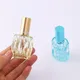 1PC 10ml Bottiglia di dispenser di profumo in vetro colorato con motivo a onde Bottiglia spray portatile Bottiglia vuota di profumo atomizzatore riutilizzabile