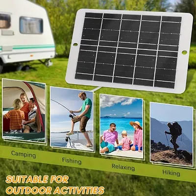 1pc Portable Solar Cell Plate Solar Panel Portable For Fast Phone Charging Outdoor Mini Solar Charger