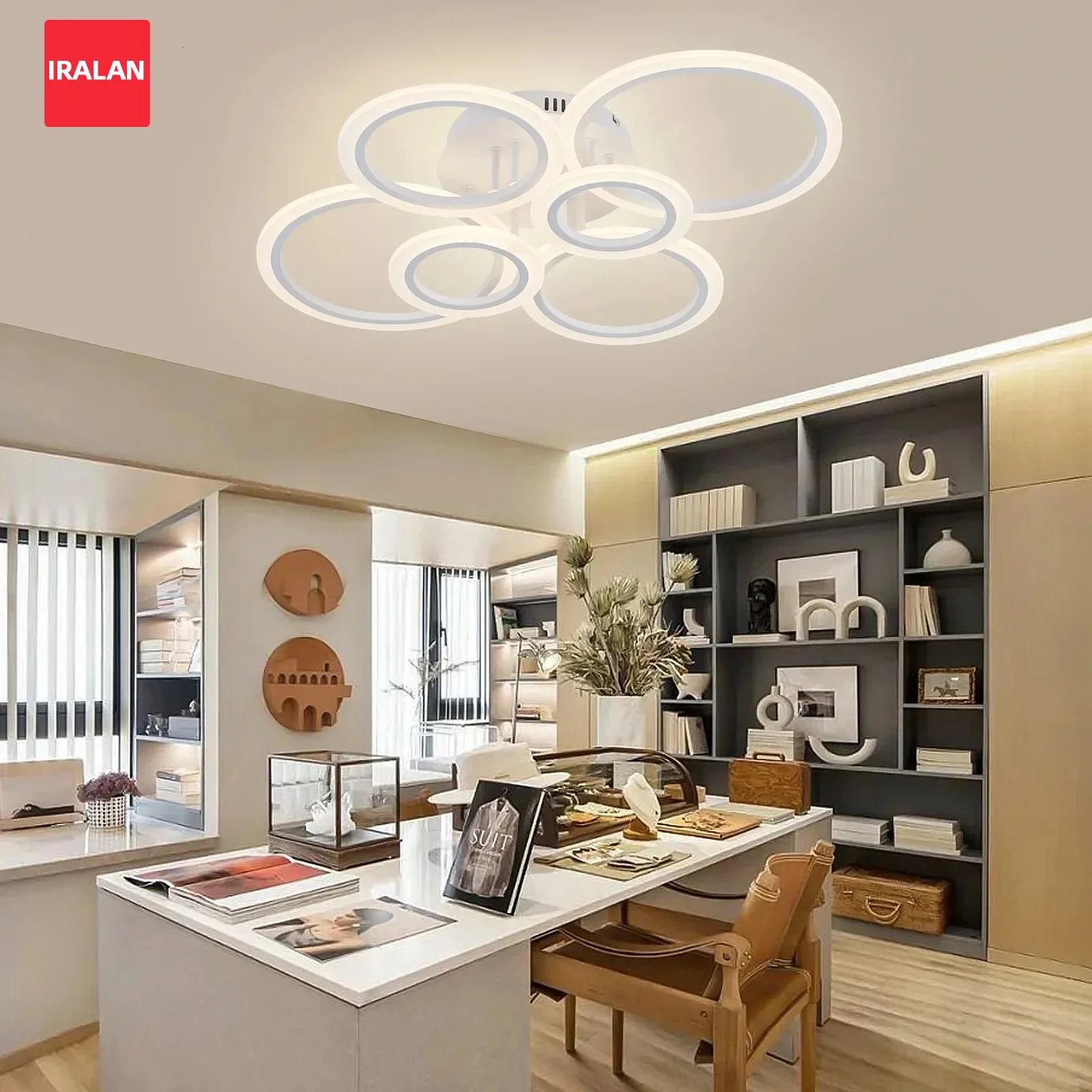 Nordic Kreative Kreis Decke Anhänger Lampen Moderne LED Decke Leuchten Wohnzimmer Restaurant Hotel Büro Schlafzimmer Dekor