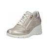 Sneaker NERO GIARDINI "Nero Giardini Sneaker Lederimitat/Textil", Damen, Gr. 39, gold, Lederimitat, Textil, casual, Schuhe