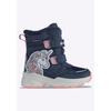 Winterboots LOTTO, Damen, Gr. 35, bunt (navy, pink), sportlich, Schuhe, Winterschuhe, Winterstiefel, wasserdicht & mit Blinkfunktion