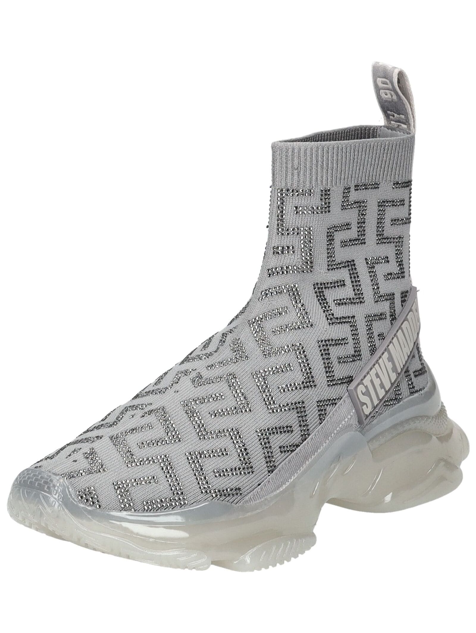 Sneaker STEVE MADDEN "STEVE MADDEN Sneaker Textil", Damen, Gr. 37, silber, Textil, Schuhe