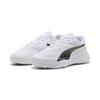 Hallenschuh PUMA "SOLARFLASH III JR", Gr. 37, schwarz-weiß (puma weiß, puma schwarz), Textil, sportlich, Schuhe