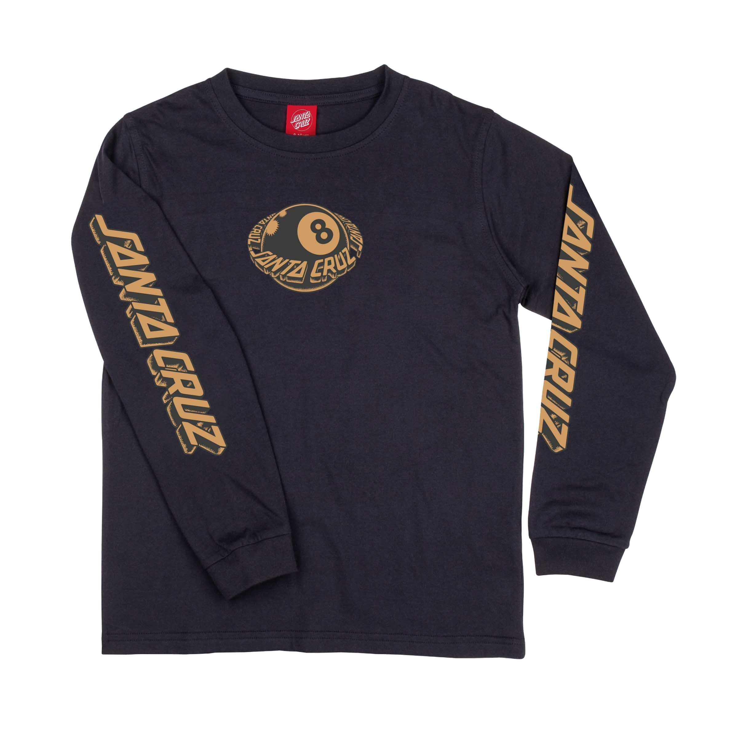 Langarmshirt SANTA CRUZ "YOUTH WINKOWSKI EIGHTH PLANET", Kinder, Gr. 9/10 (134), schwarz, Obermaterial: 100% Baumwolle, Sportlich, Shirts Image