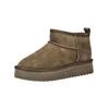 Stiefelette ARA "Ara Stiefelette Veloursleder", Damen, Gr. 41, beige (sesam), Veloursleder, casual, Schuhe