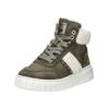 Sneaker MUSTANG SHOES "Mustang Shoes Sneaker Lederimitat/Textil", Damen, Gr. 41, braun (military), Lederimitat, Textil, casual, Schuhe