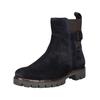 Stiefelette ARA "Ara Stiefelette Veloursleder", Damen, Gr. 38, blau, Veloursleder, casual, Schuhe