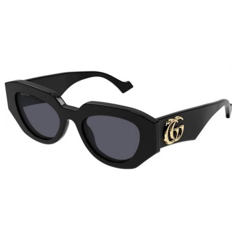 Gucci Accessories | Brand New Gucci Sunglasses - Black Gg1421s 001 Size 51-20-145 S | Color: Black | Size: Os
