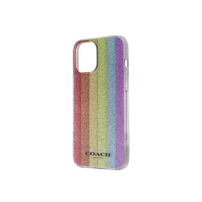 Coach Cell Phones & Accessories | Coach Protective Case For Iphone 12 Pro Max ~ Bright Glitter Americana ~ Rainbow | Color: Purple/Red | Size: Os