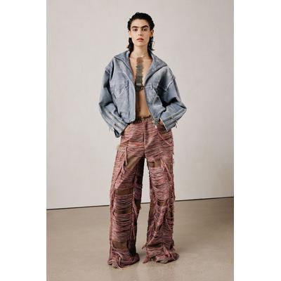 Frayed studio jeans