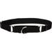 No Slip Personalized Dog Collar in Black, 5/8" Width, Small/Medium