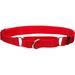 No! Slip Personalized Dog Collar in Red, 5/8" Width, Small/Medium